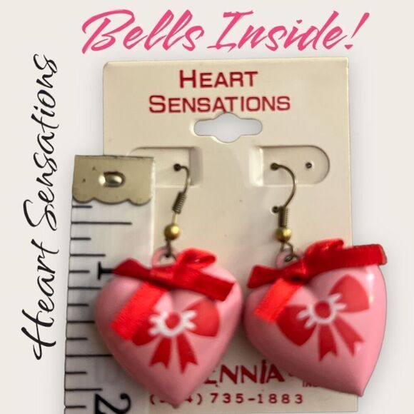 Heart Sensations 80’s Bell Earrings - Picture 6 of 7